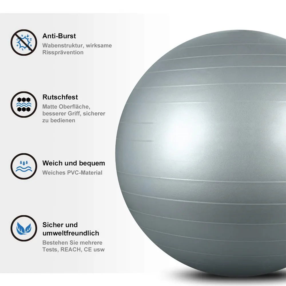 Why do personal trainers recommend yoga ball exercises?